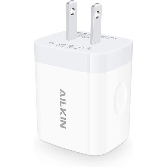 Ailkin USB-C PD 20W Power Adapter - White - Picture 3 of 9